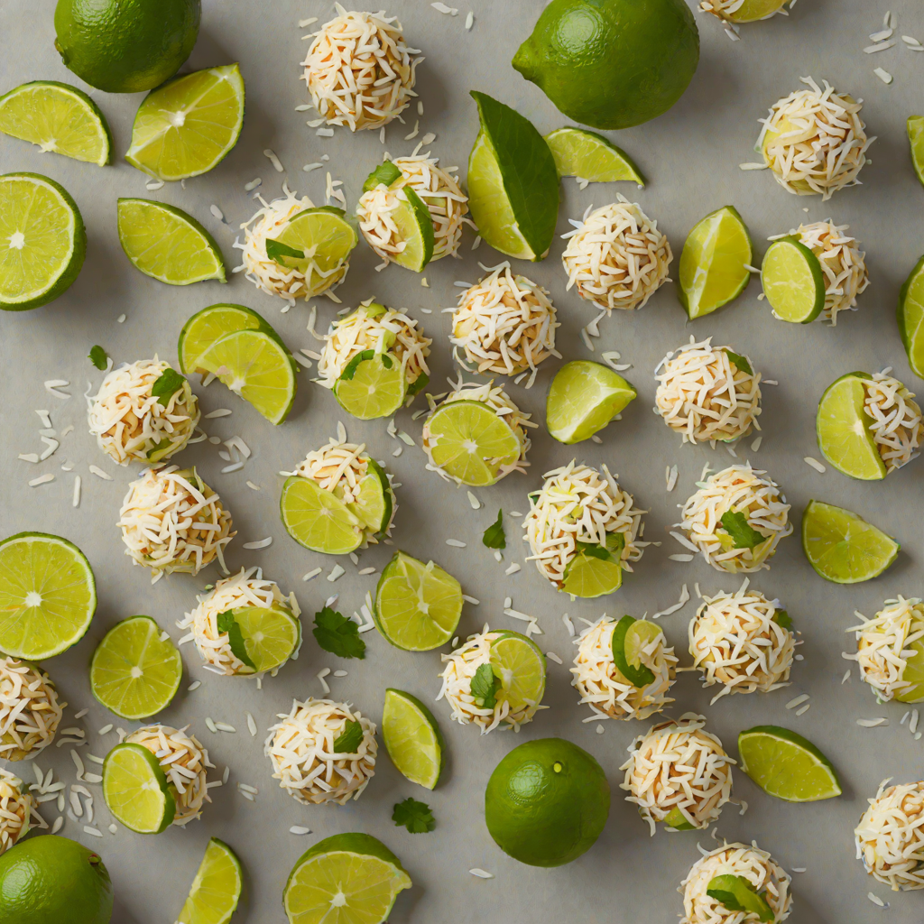 Quick No-Bake Coconut Lime Energy Bites