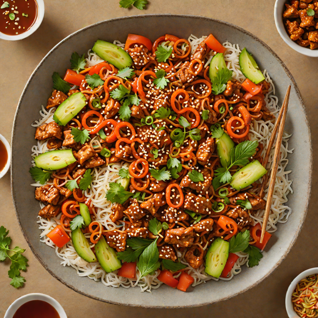 Korean-Inspired Spicy Pork Stir Fry with Kimchi