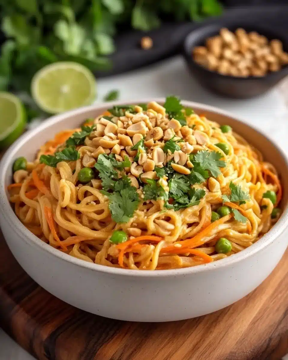 Asian Fusion Peanut Noodles