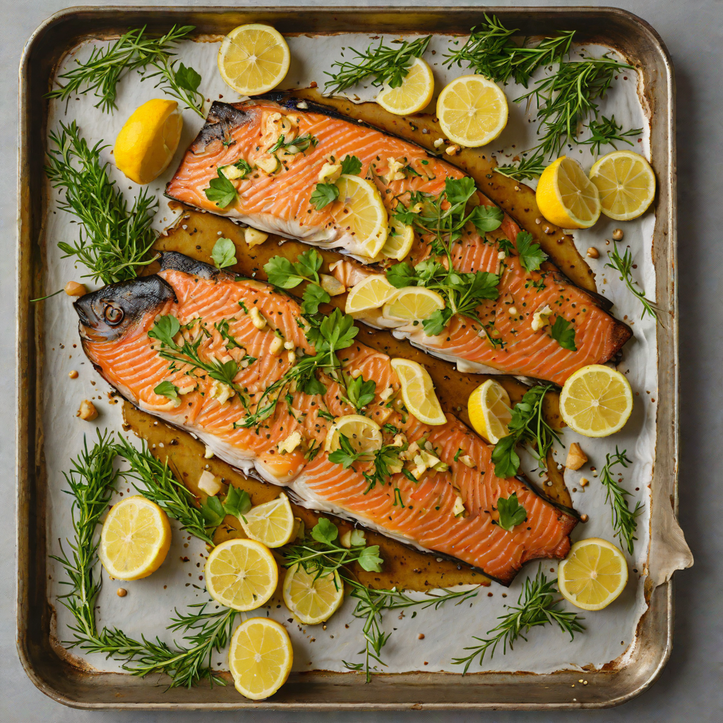 Sheet Pan Roasted Minnesota River Trout with Herb Butter