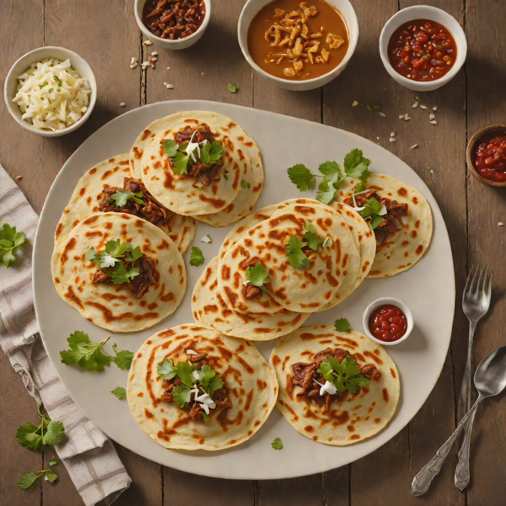 Pan-Fried Pupusas with Spiced Pork and Quesillo