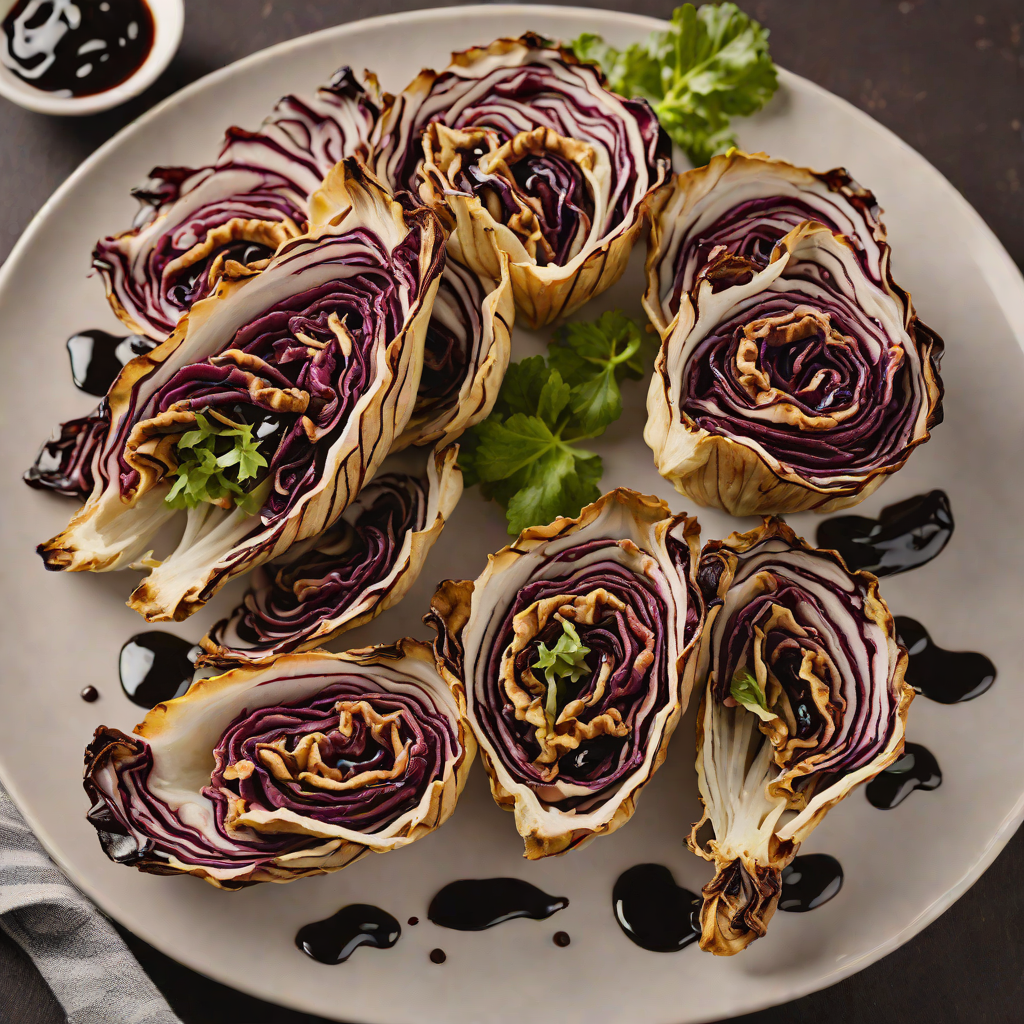 Pan-Seared Radicchio with Balsamic Reduction