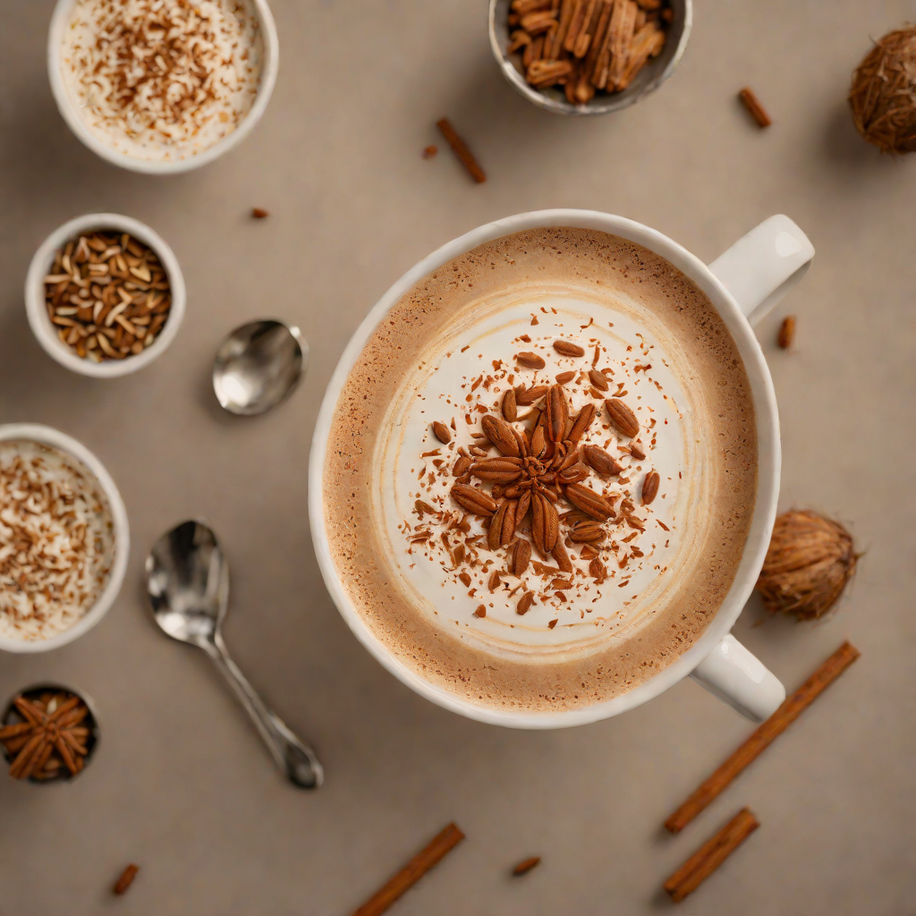 Spiced Coconut Chai Latte