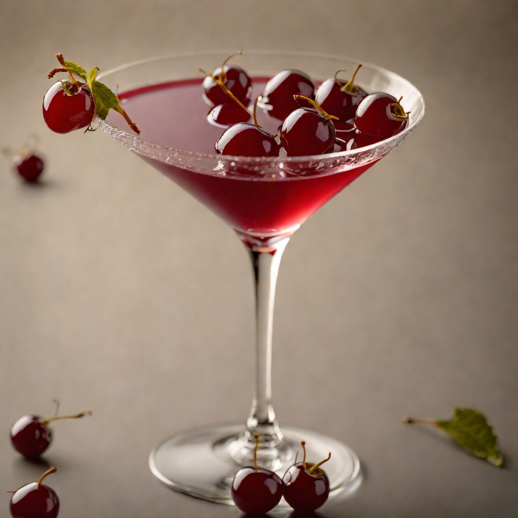 Velvet Cherry Vodka Martini