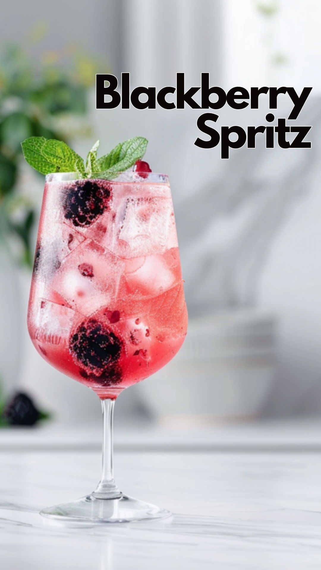 Velvet Blackberry Gin Spritz