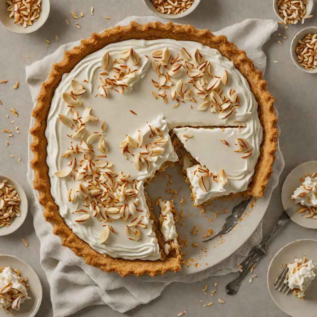 No-Bake Coconut Cream Pie with Toasted Macadamia Crust