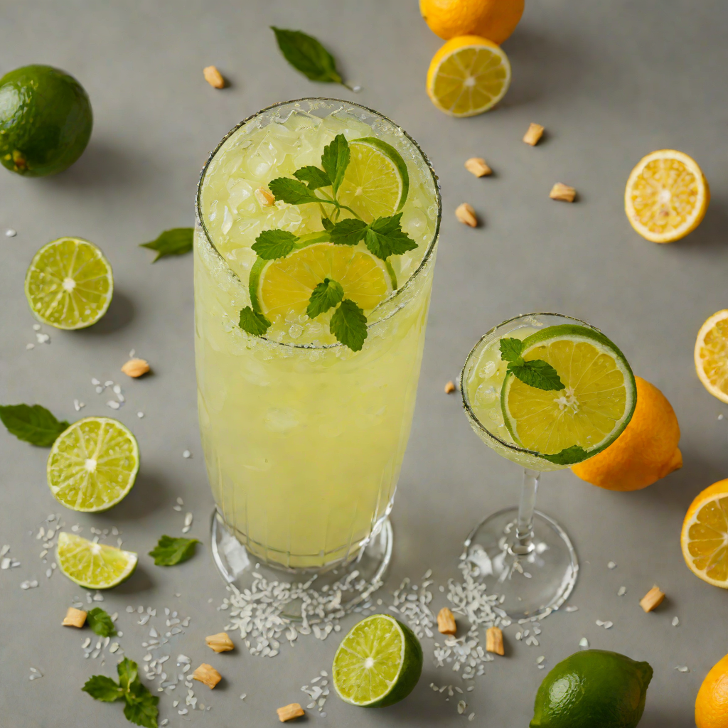 Citrus-Ginger Gimlet Shake