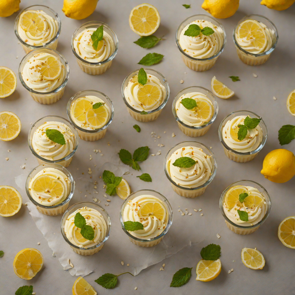 No-Bake Lemon Cheesecake Mousse Cups
