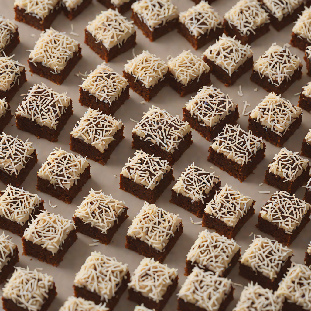 Lamington-Style Coconut and Chocolate Cake Squares