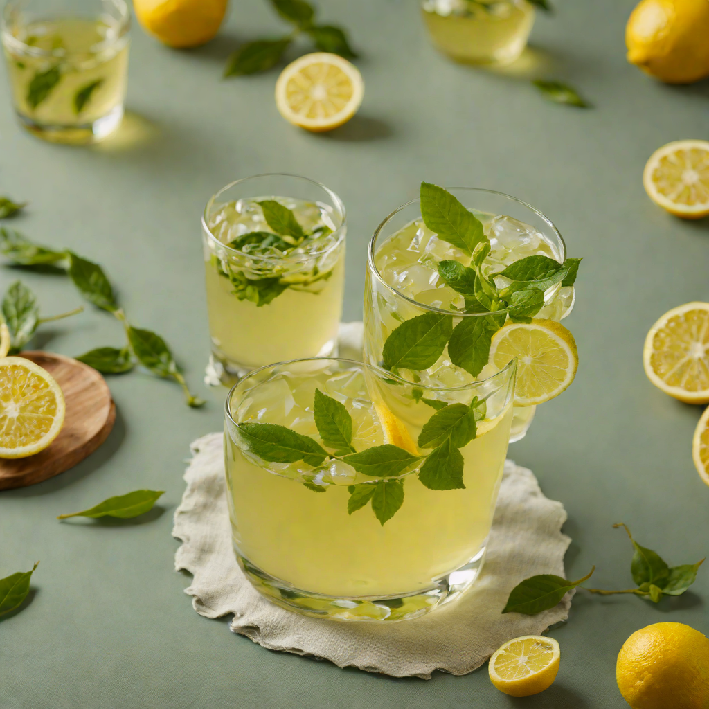 Green Tea and Yuzu Fizz