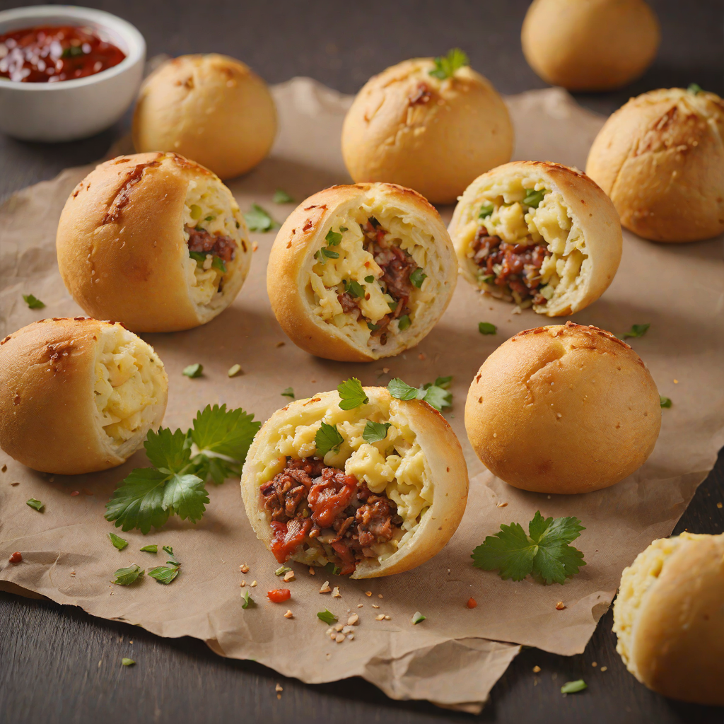 Grilled Pão de Queijo Stuffed with Spicy Calabresa Sausage