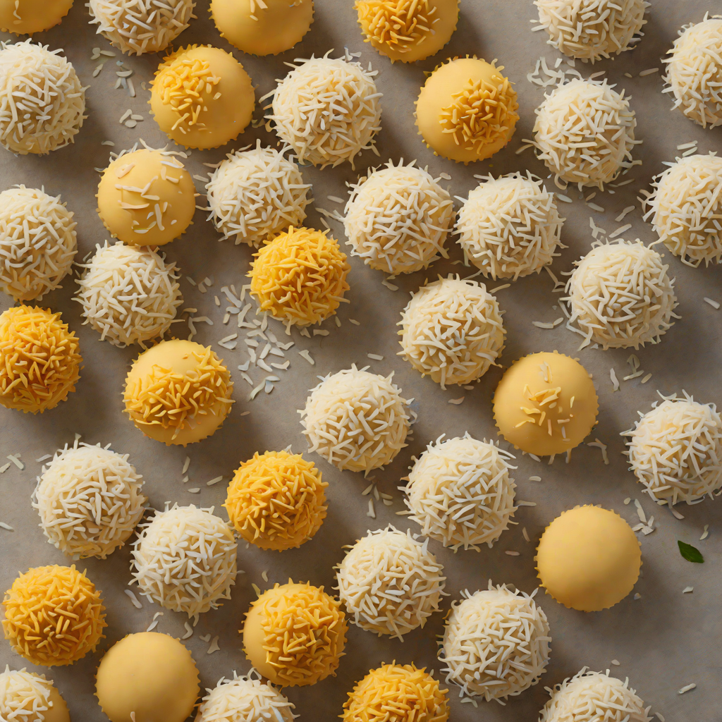 Brazilian Cheese and Coconut Brigadeiros