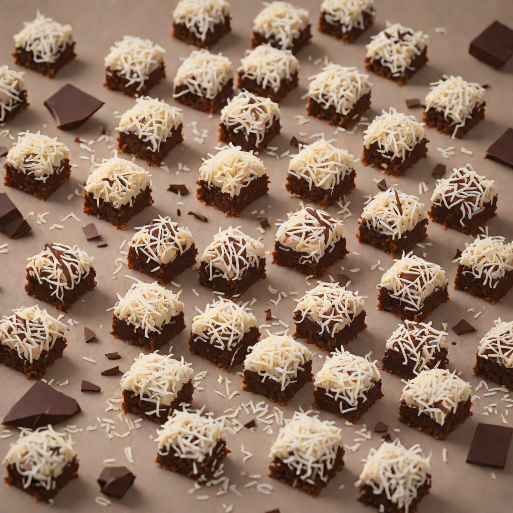 No-Bake Lamington Bites with Chocolate and Coconut