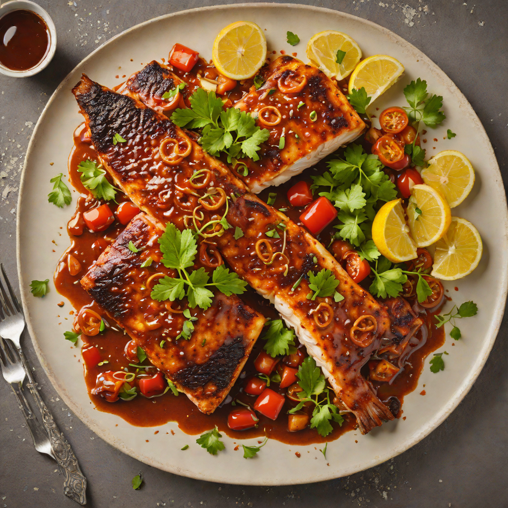 Pan-Seared Catfish with Spicy Memphis BBQ Glaze