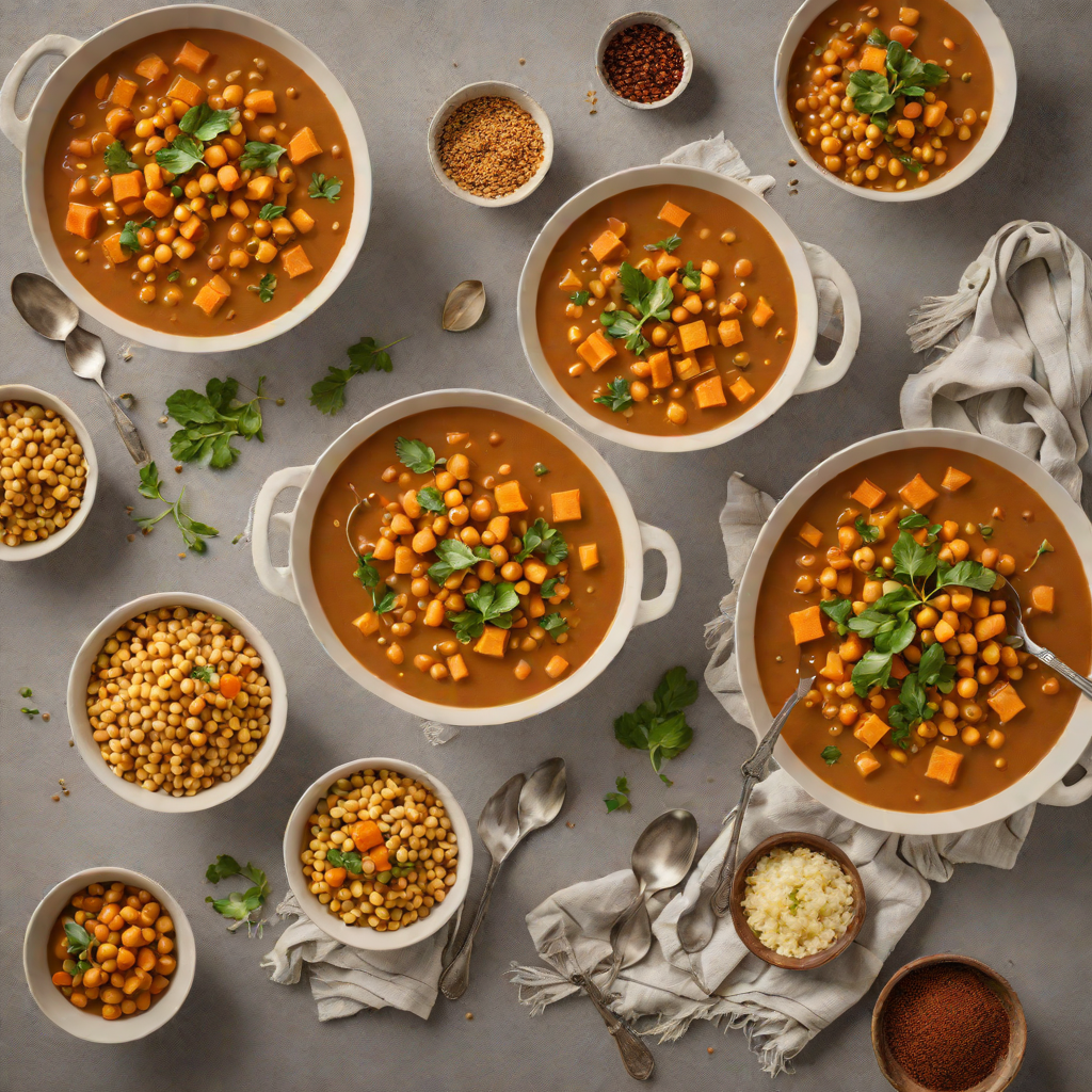 Slow Cooker Moroccan-Spiced Chickpea and Sweet Potato Stew