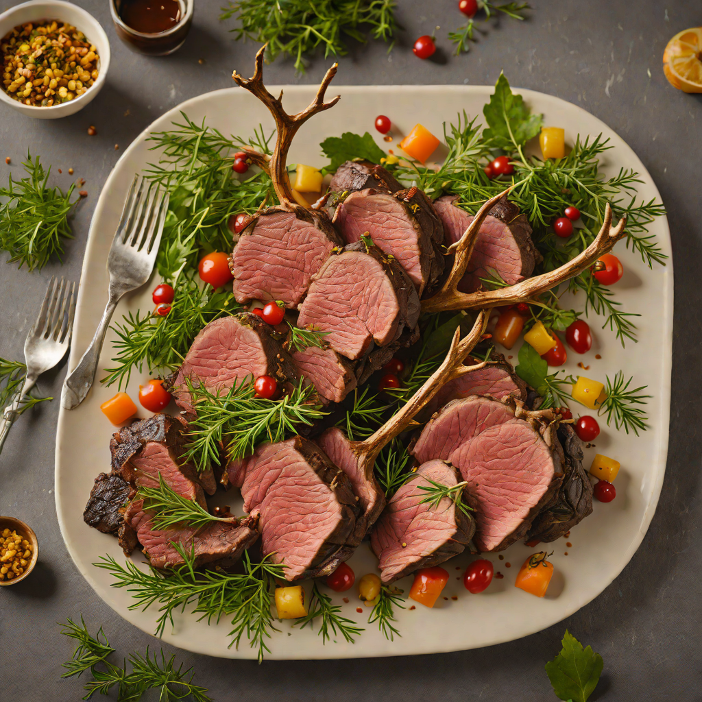 Mountain Herb-Roasted Reindeer-Style Venison