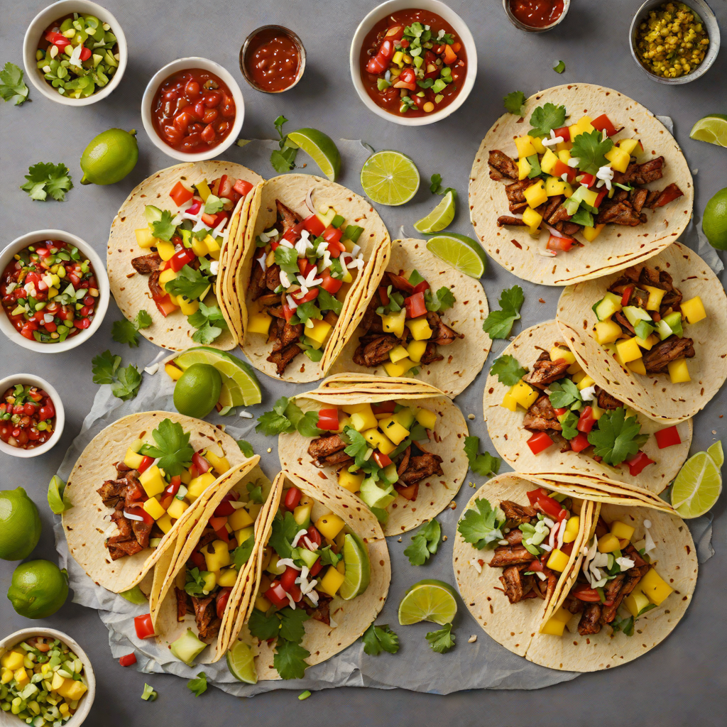 Grilled Ancho-Chili Spiced Pork Tacos with Pineapple Salsa