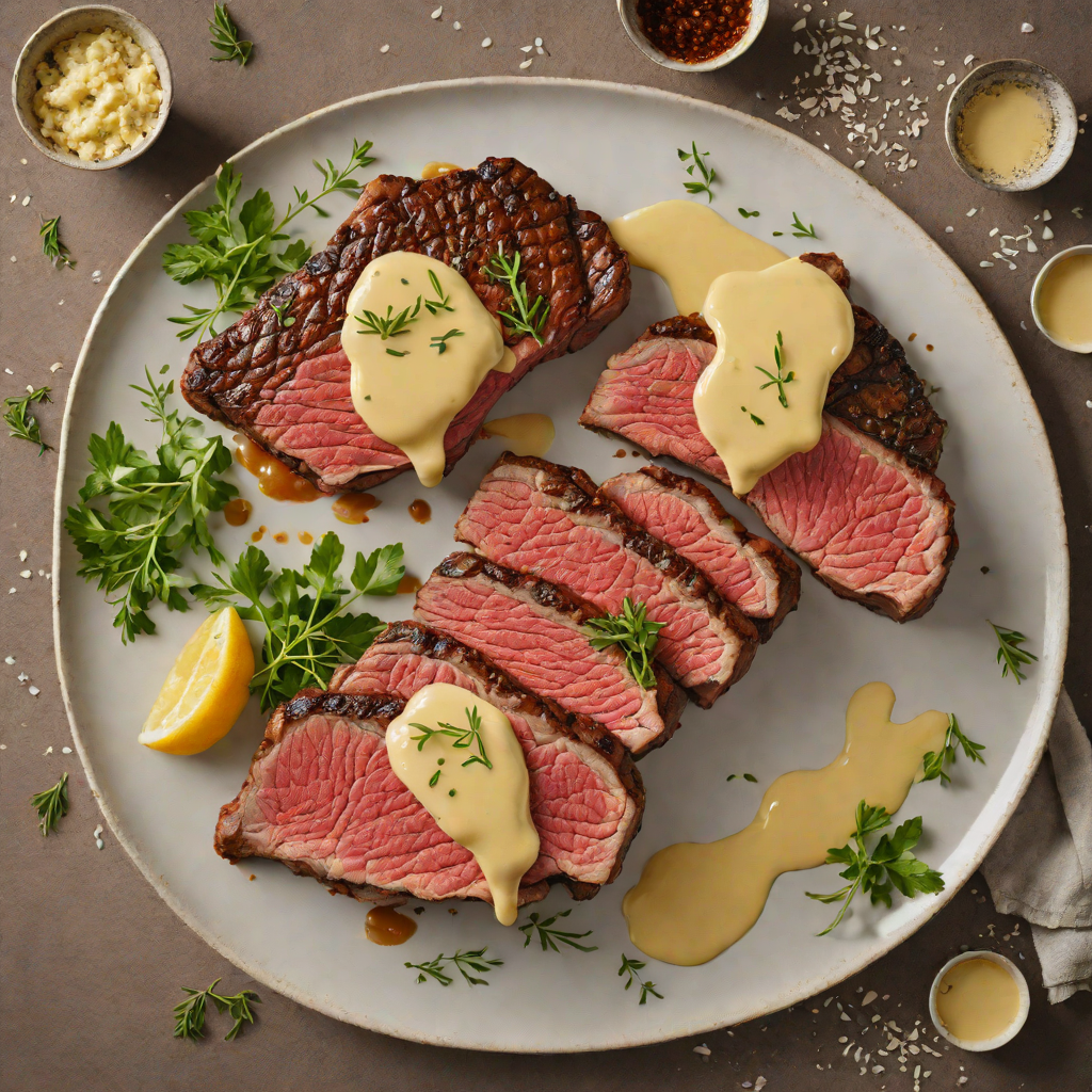 Pan-Seared Wagyu Ribeye with Garlic Herb Butter