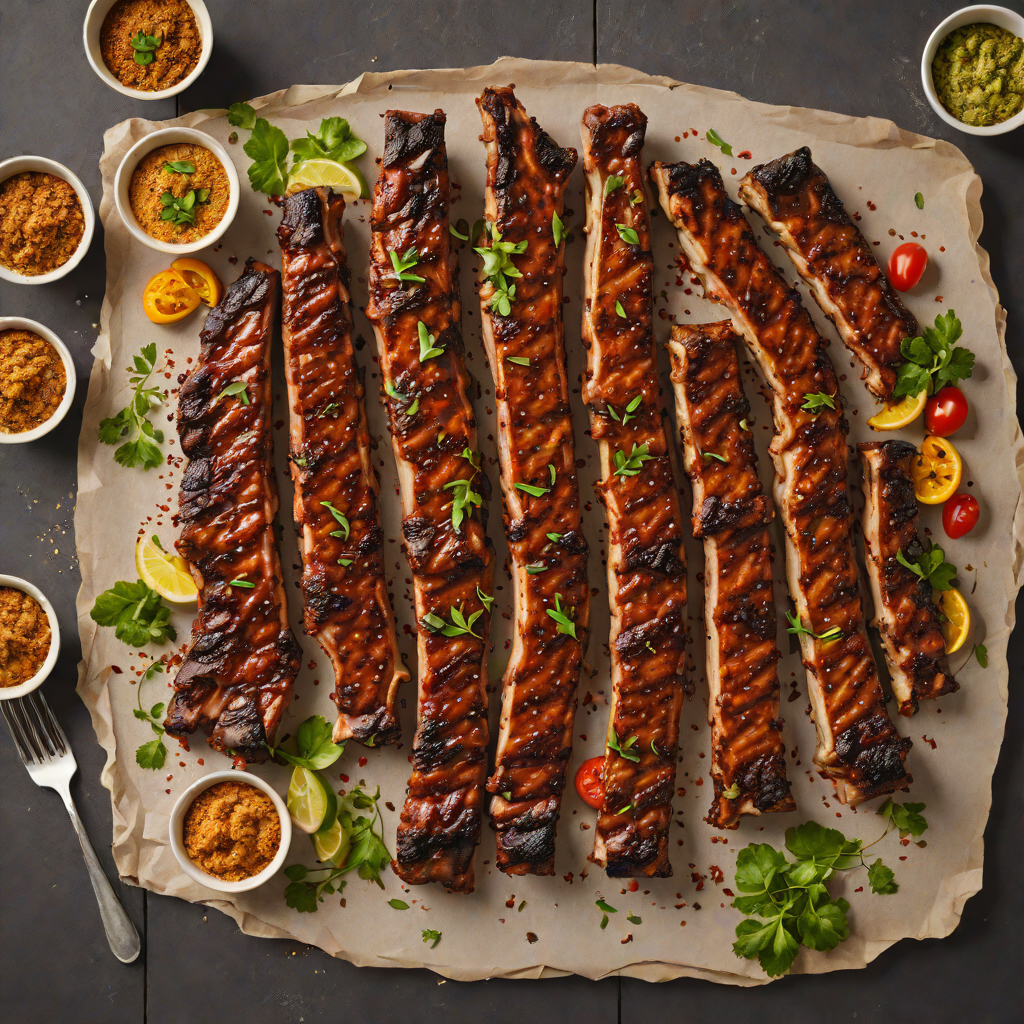 Grilled Memphis-Style Dry Rub Pork Ribs