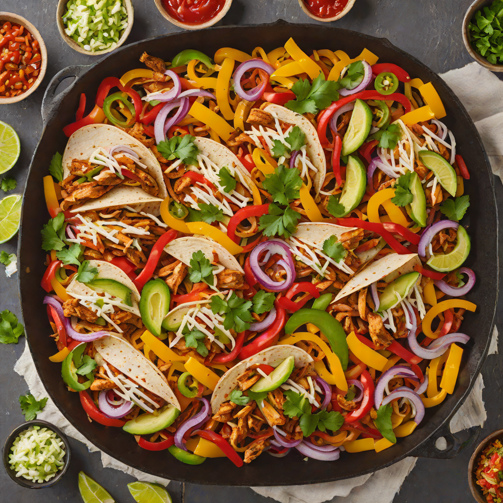 Stovetop Chicken Fajitas with Bell Peppers and Onions