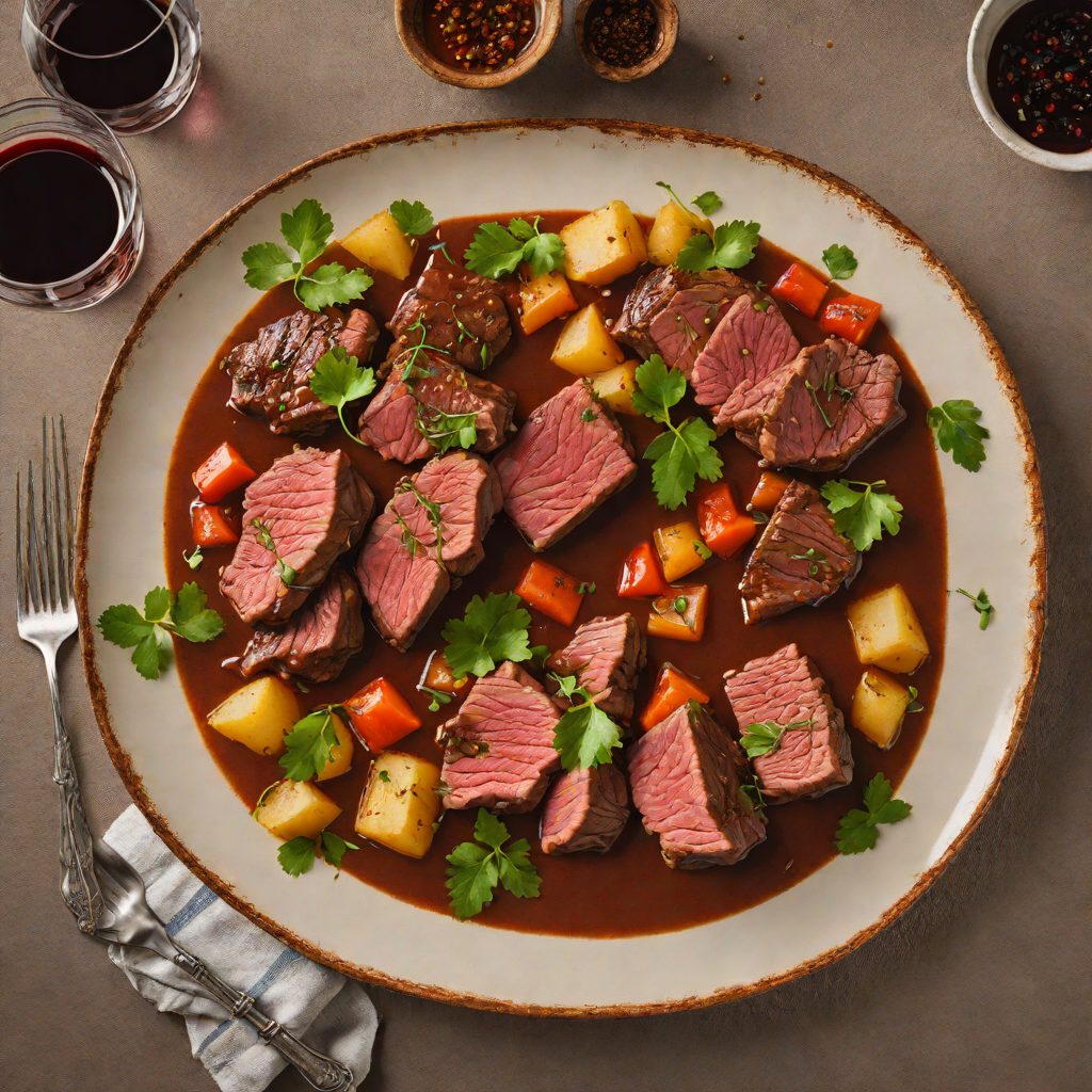 Slow-Cooked Beef Rabo de Toro with Red Wine