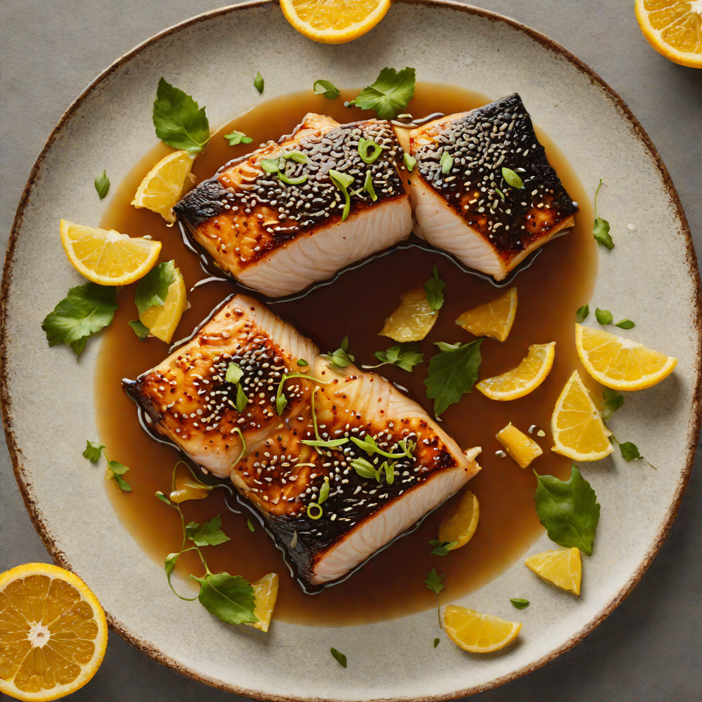Miso-Marinated Black Cod with Citrus Ponzu