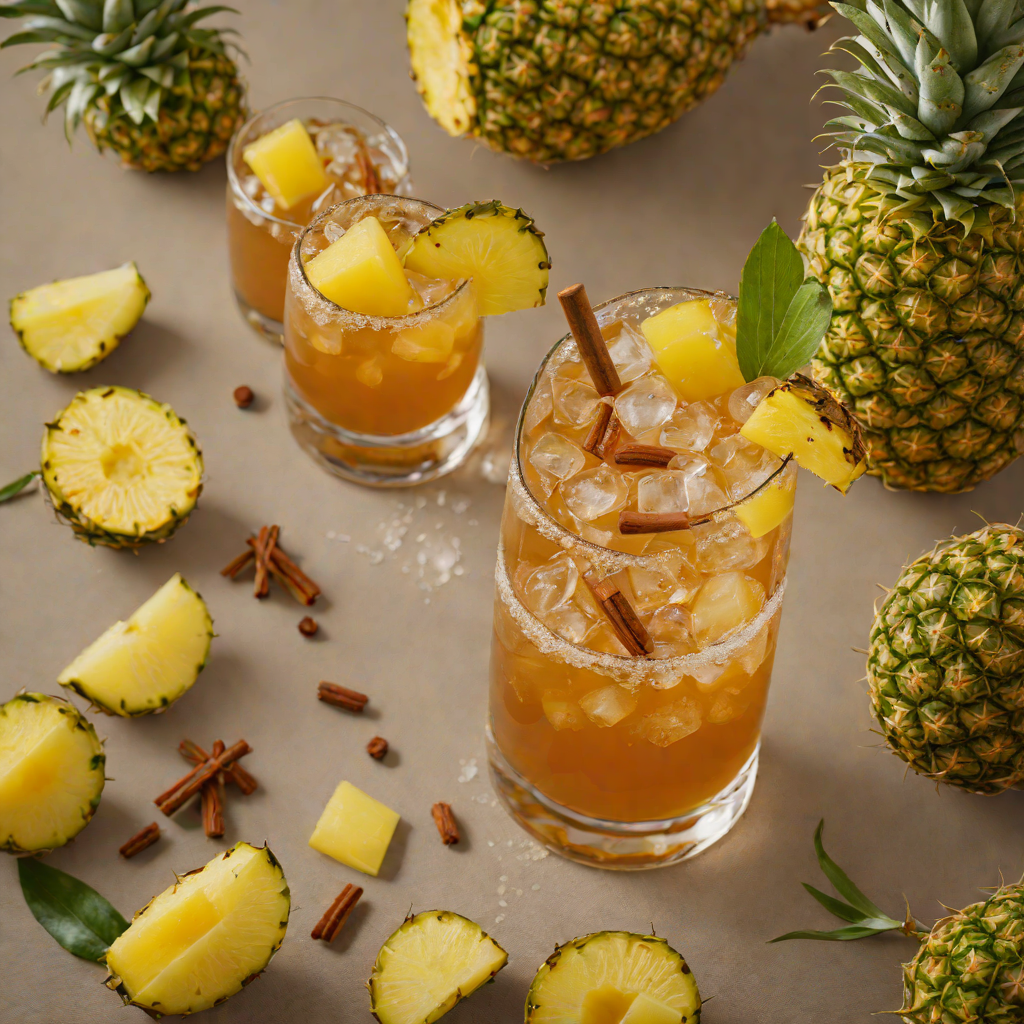 Tiki-Style Spiced Rum and Pineapple Sour
