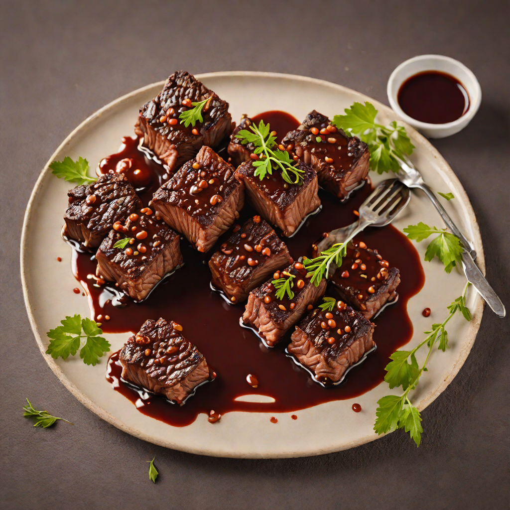 Sous Vide Beef Short Ribs with Red Wine Reduction