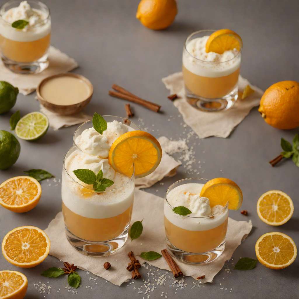 Citrus-Spiced Bourbon Sour with Maple Foam