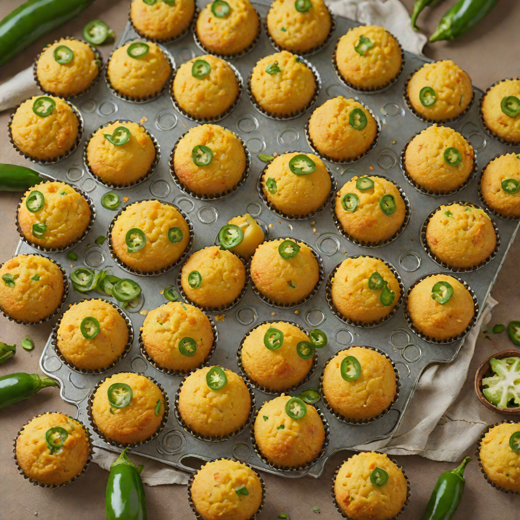 Texas-Style Jalapeño Cornbread Muffins