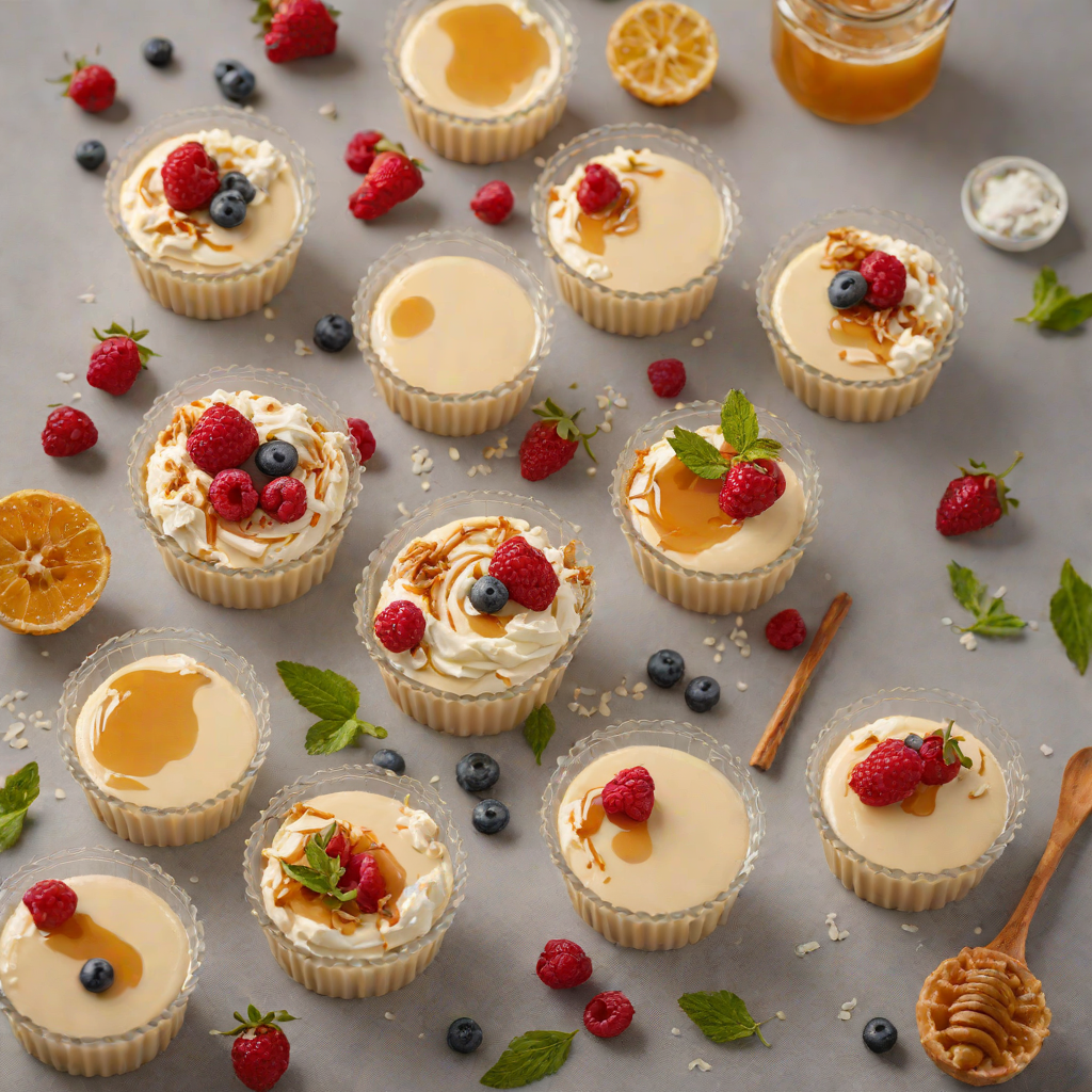 No-Bake Honey Greek Yogurt Cheesecake Cups