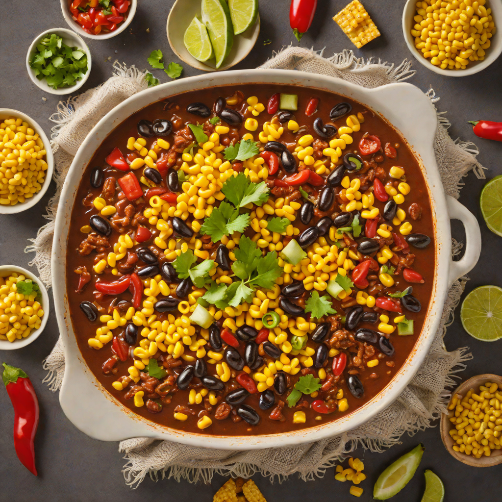 Texan Chili with Roasted Corn and Black Beans