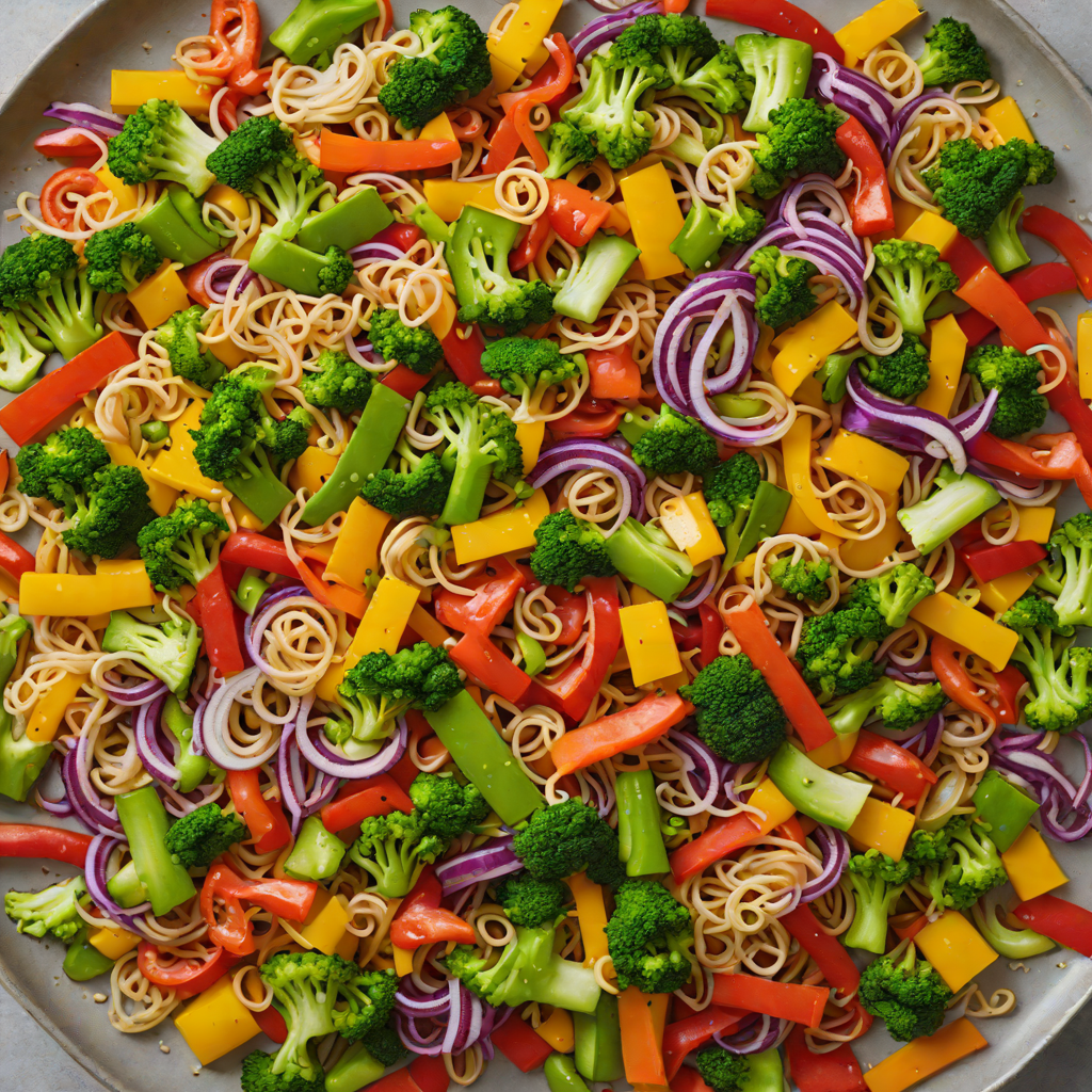 Colorful Boredom-Busting Rainbow Veggie Stir Fry