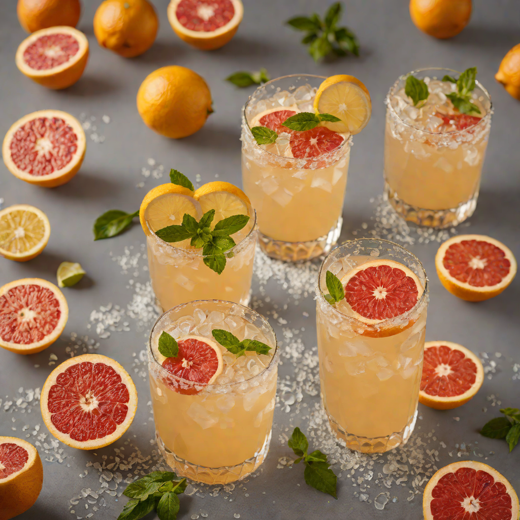 Sparkling Honey Grapefruit Fizz