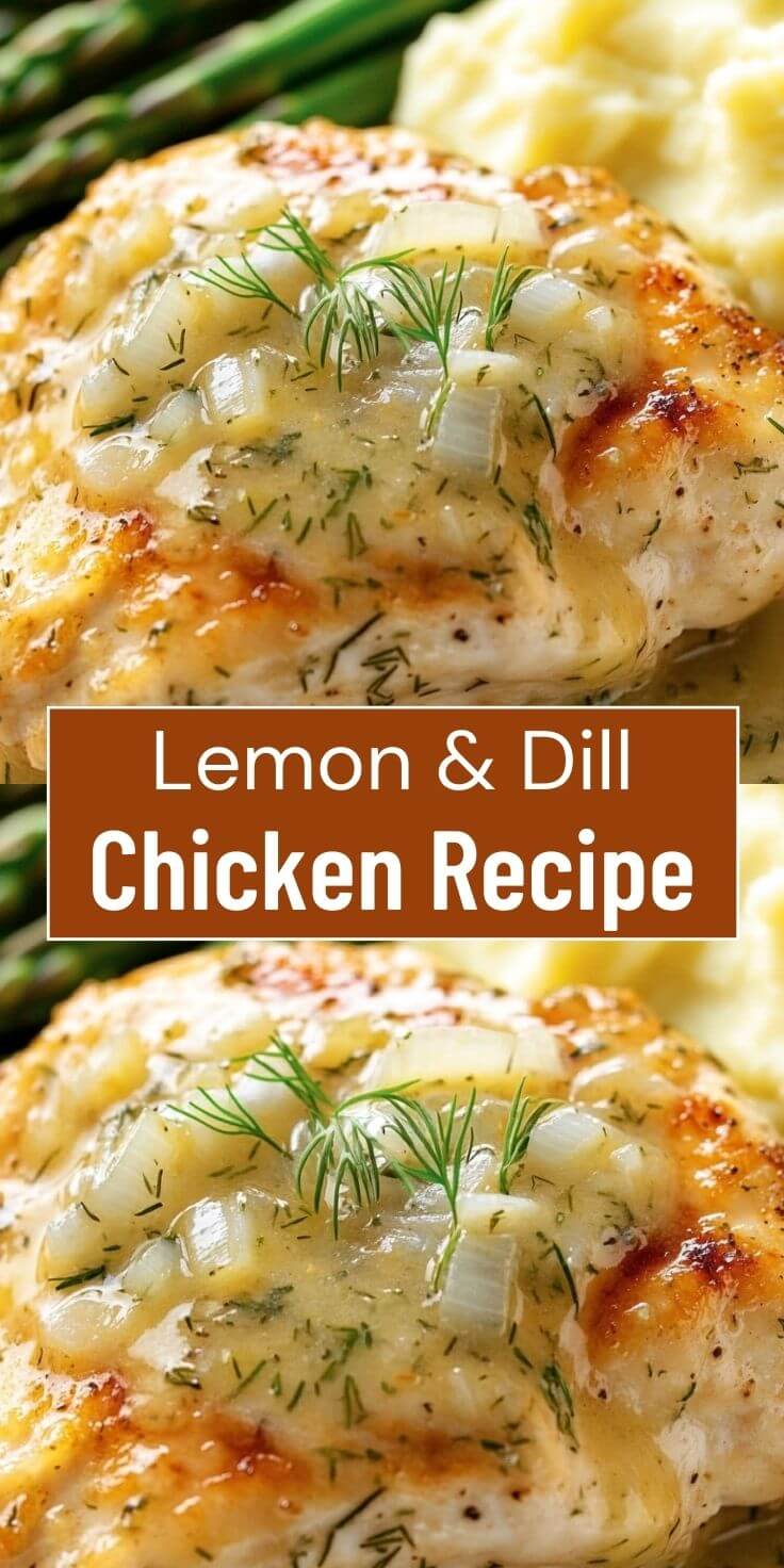 Best Ever Herb-Crusted Chicken with Lemon-Dill Sauce