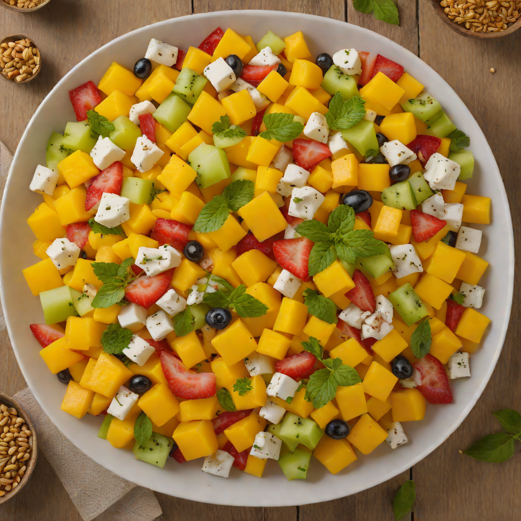 Sweet Macapuno and Mango Filipino Fruit Salad