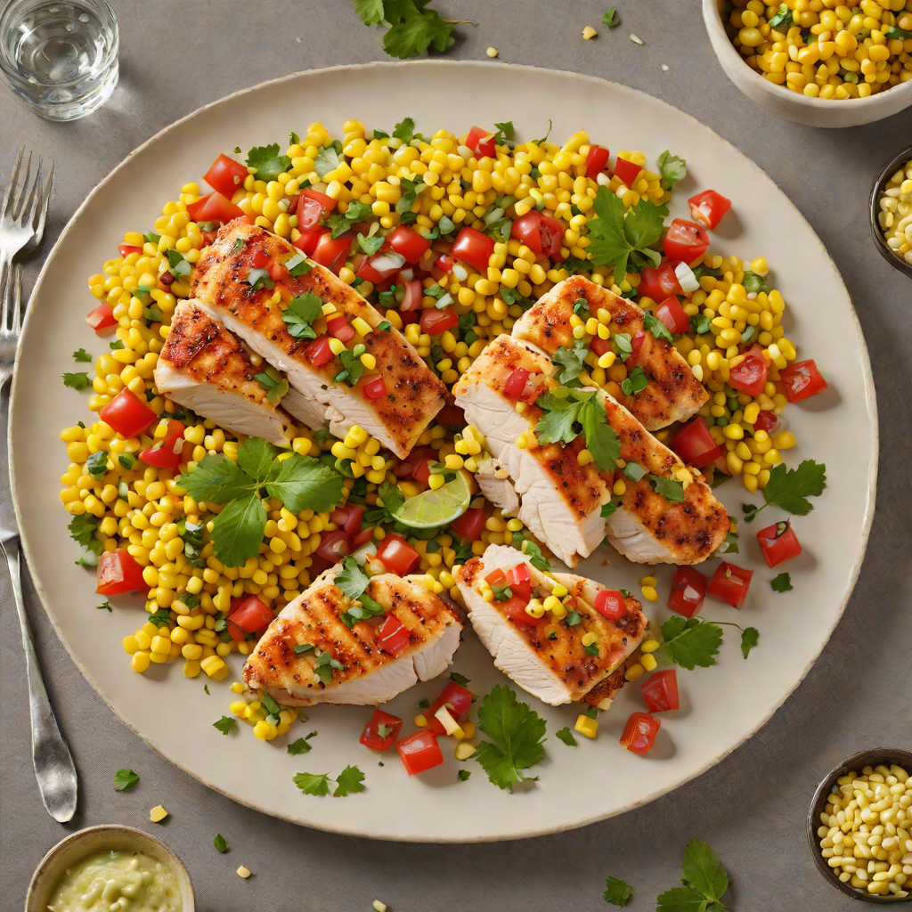 Pan-Seared Chicken with Regional Indiana Corn Salsa
