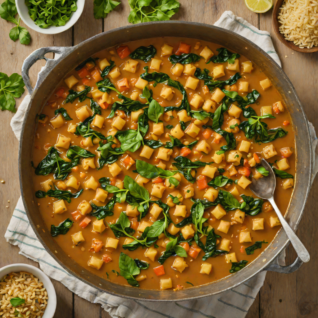 One-Pot Chickpea and Spinach Stew with Cumin