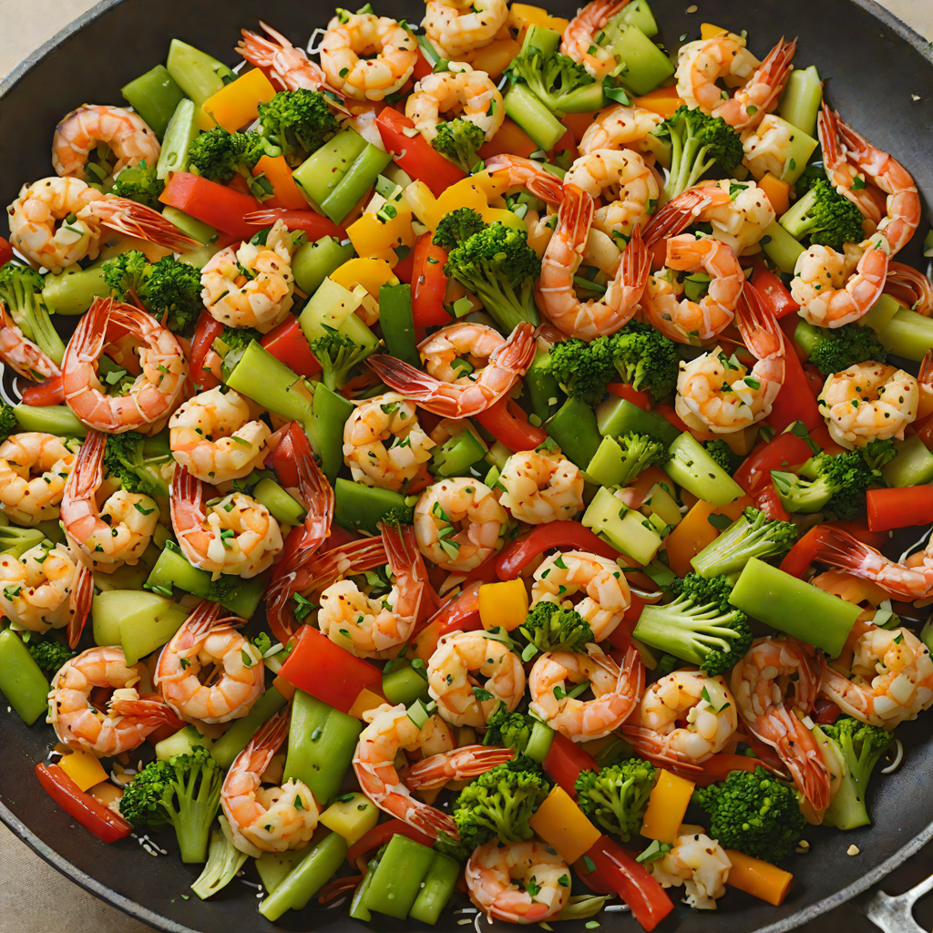 Stovetop Shrimp and Vegetable Stir Fry with Garlic Soy Sauce