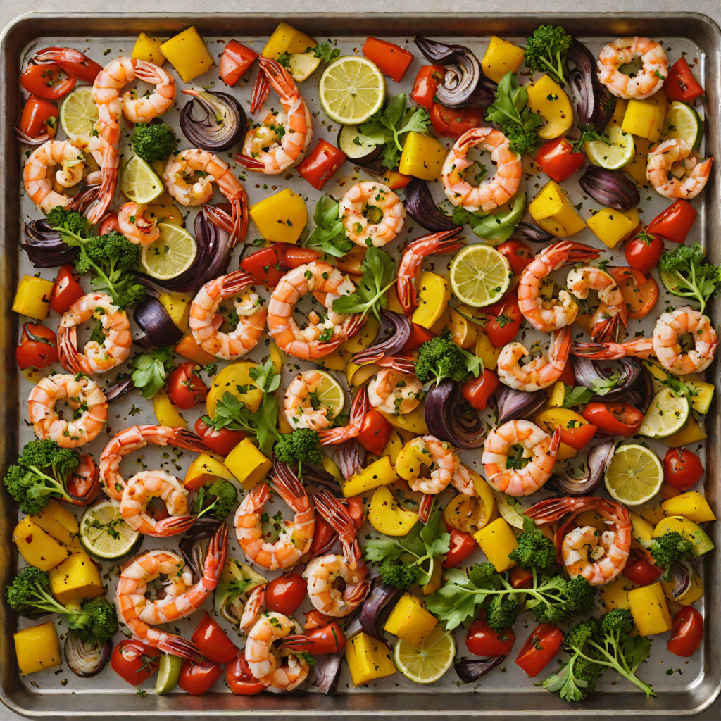 Sheet Pan Cajun-Spiced Regional Shrimp with Roasted Vegetables