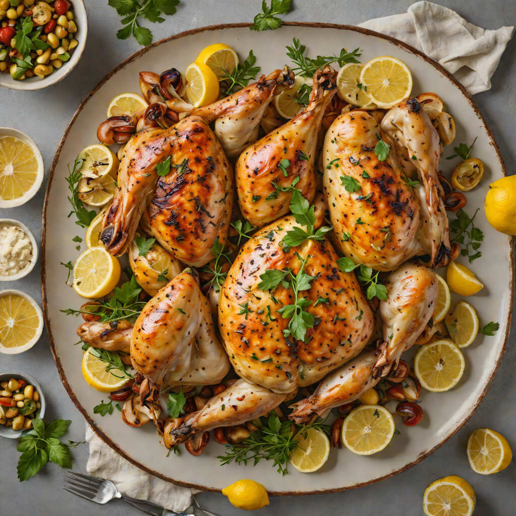 Slow-Roasted Mediterranean Chicken with Lemon and Garlic