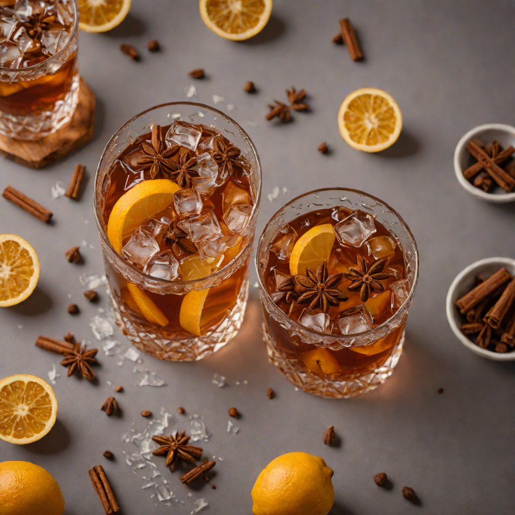 Stirred Spiced Rum and Clove Old Fashioned