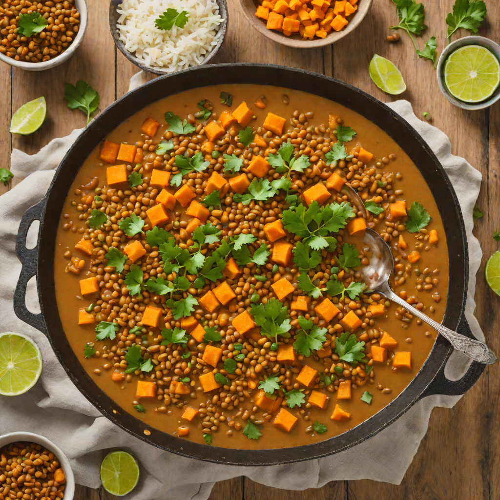 One-Pot Lentil and Sweet Potato Curry