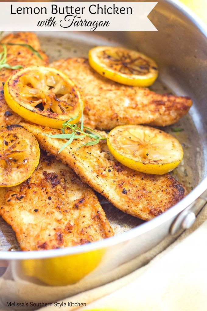 Pan-Seared Lemon Tarragon Chicken with Garlic Butter