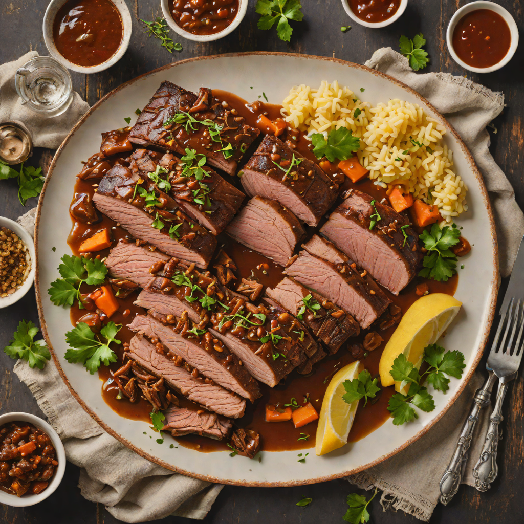 Smoky Chipotle Beer Braised Beef Brisket