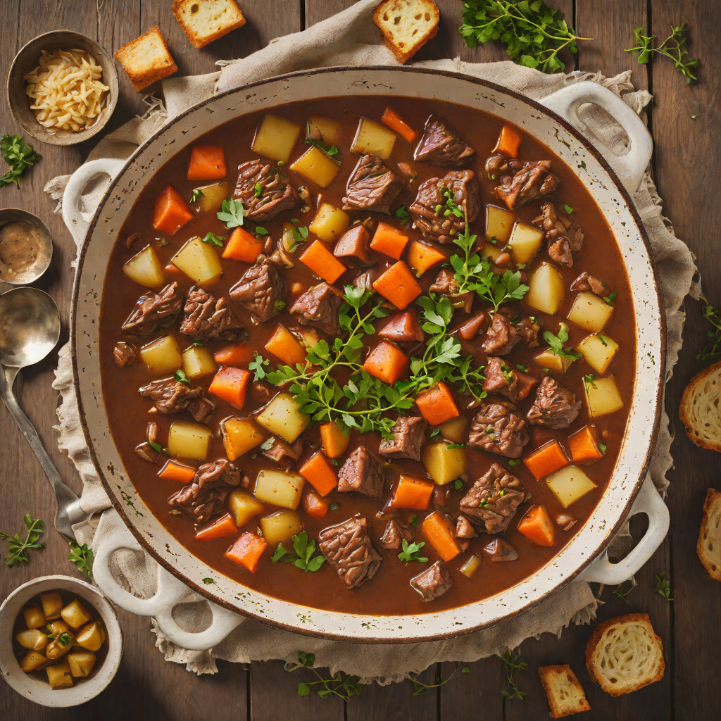 Mountain Spiced Beef Stew with Root Vegetables