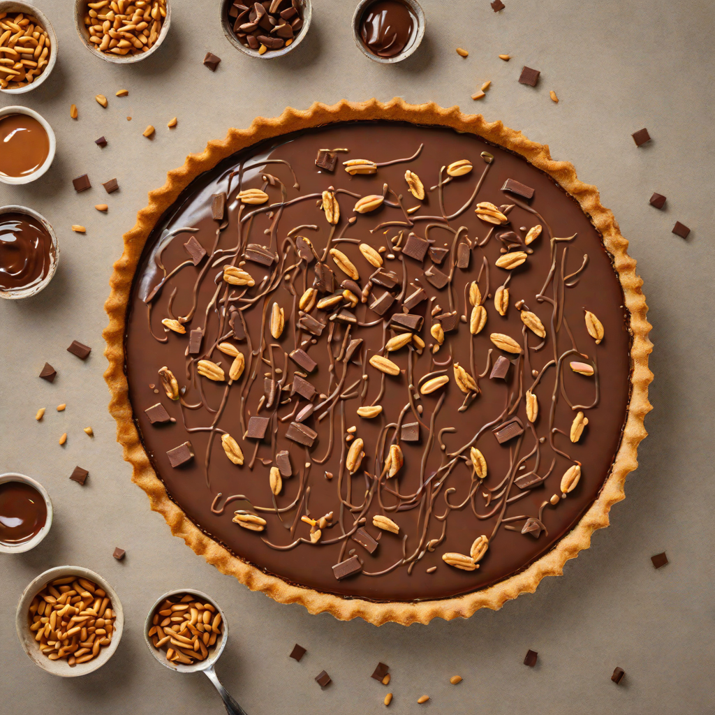 Quick No-Bake Chocolate Peanut Butter Tart