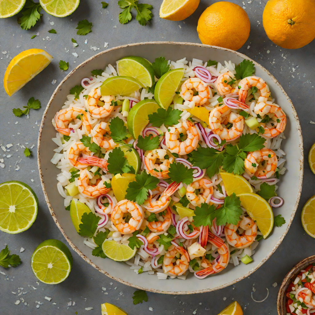 Mezcal-Infused Shrimp Ceviche with Citrus and Cilantro