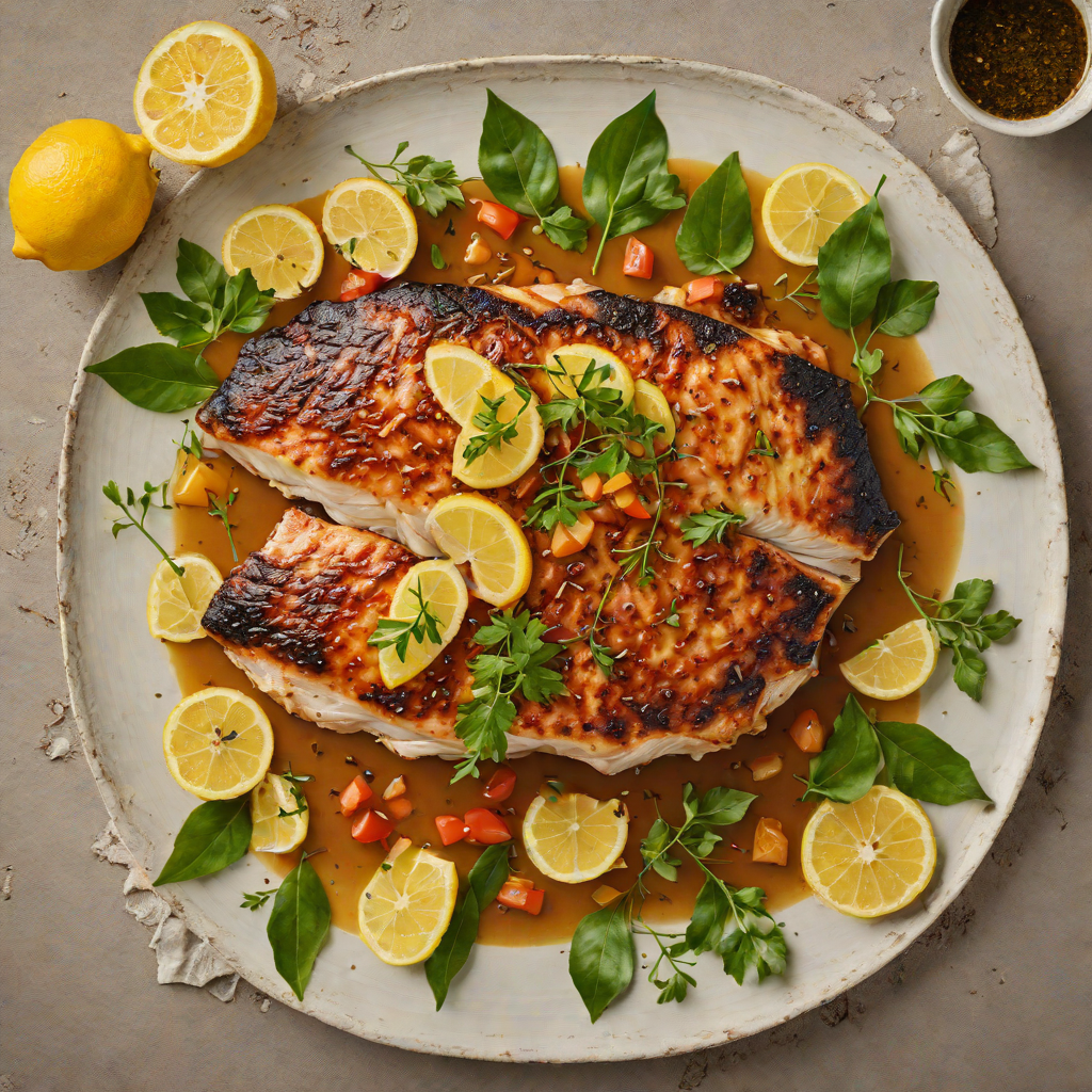 Smoky BBQ Barramundi with Lemon Myrtle Glaze