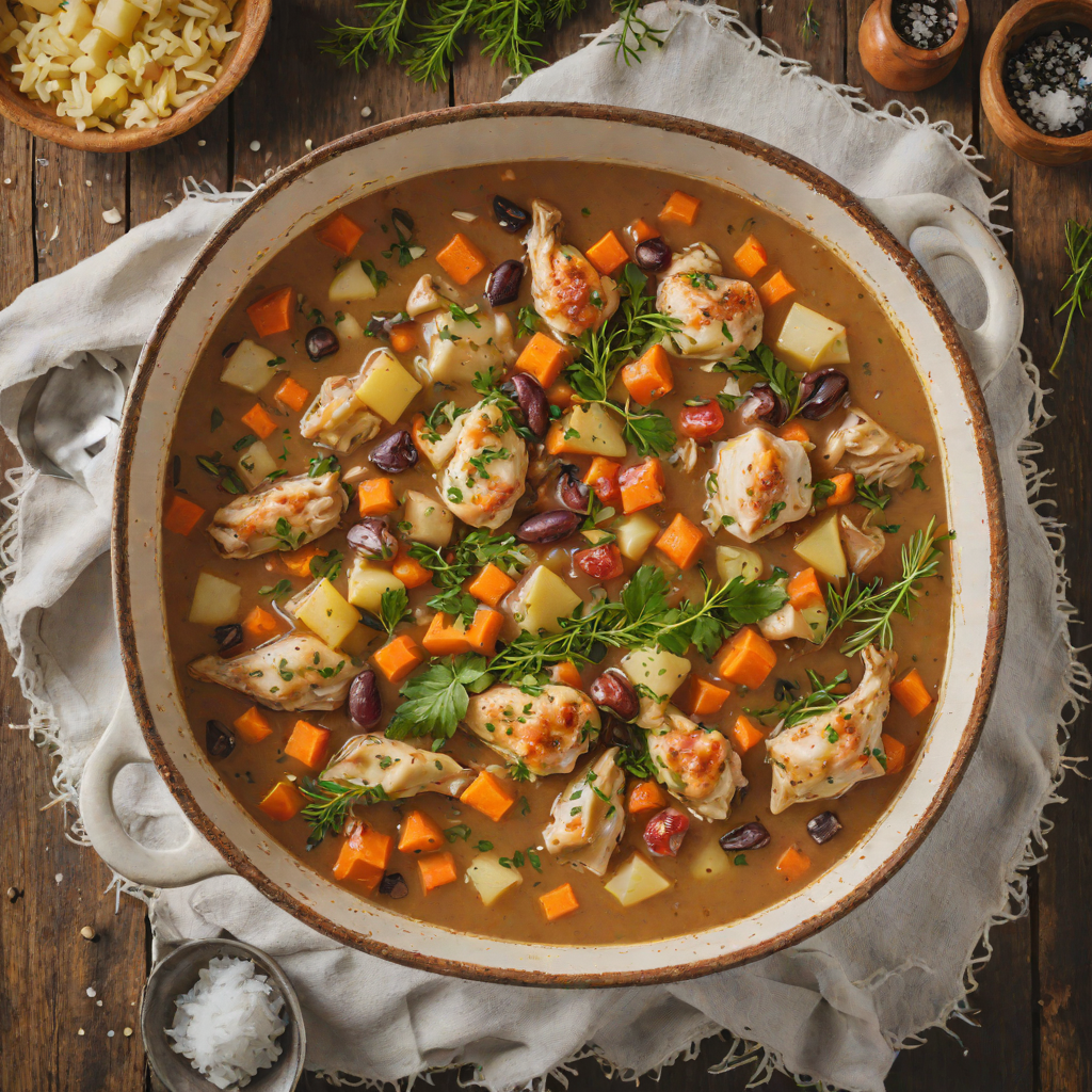 Snow-Covered Alpine Chicken Stew